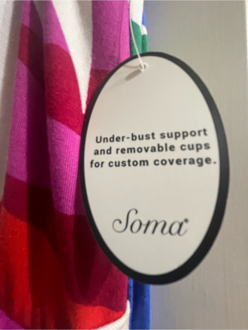 SOMA Weekend Dress Resort Print Vanishing 360 Invisible Support Size Large
NWT - Picture 4 of 7